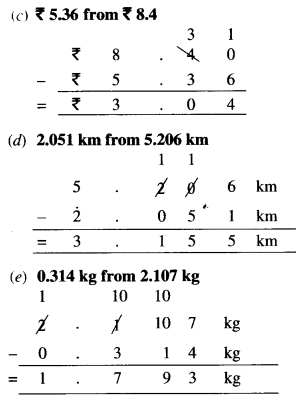 NCERT Solutions for Class 6 Maths Chapter 8 Decimals 50